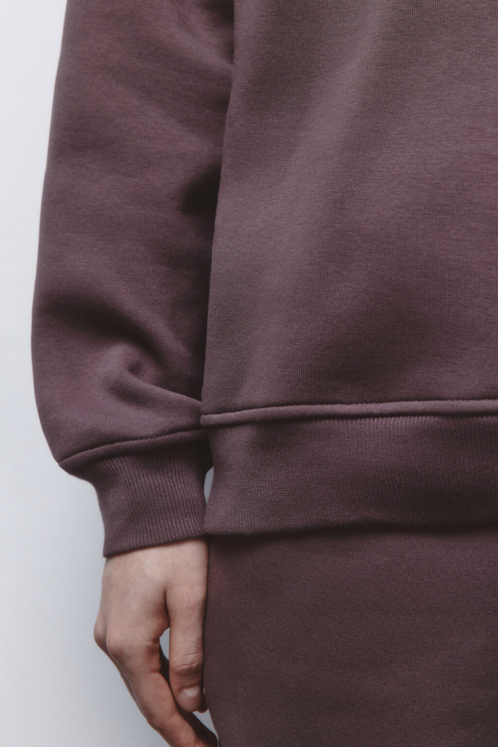 Худи oversize утепленная с капюшоном - цвет бежевый - 7