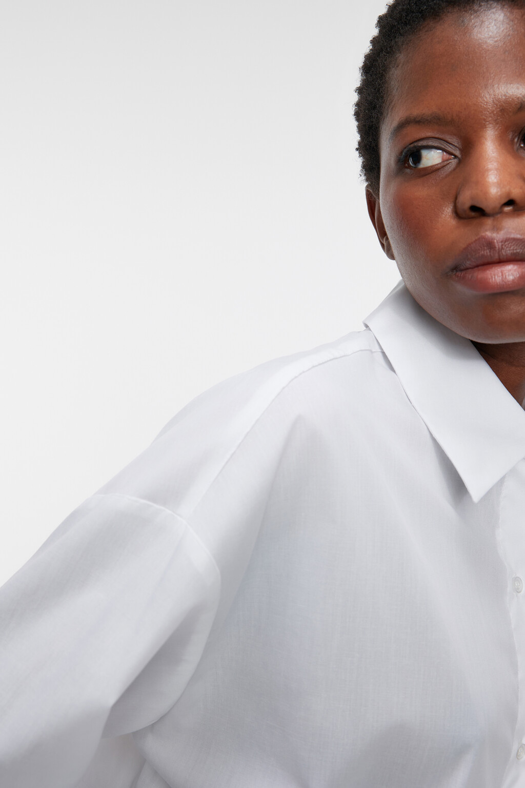 Рубашка Harvard оверсайз с карманом - цвет белый - 9