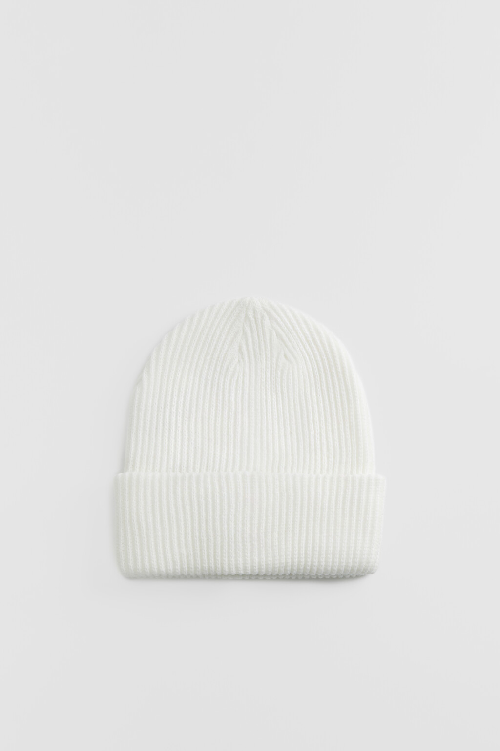 Шапка-бини HatBar из переработанного полиэстера - цвет молочный - 2