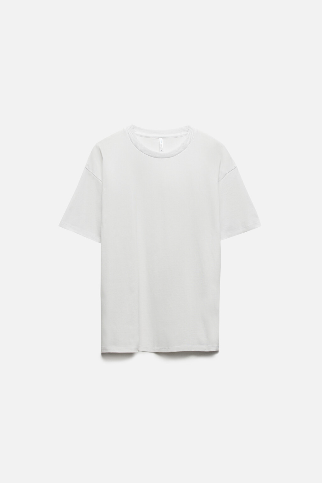 Футболка из плотного трикотажа - цвет белый - 1