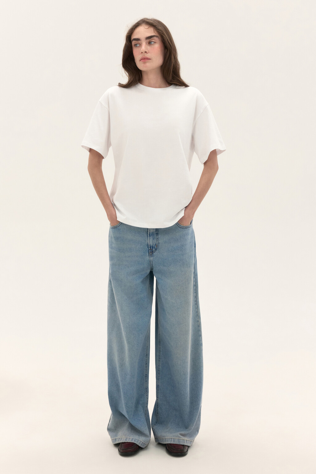 Футболка из плотного трикотажа - цвет белый - 5