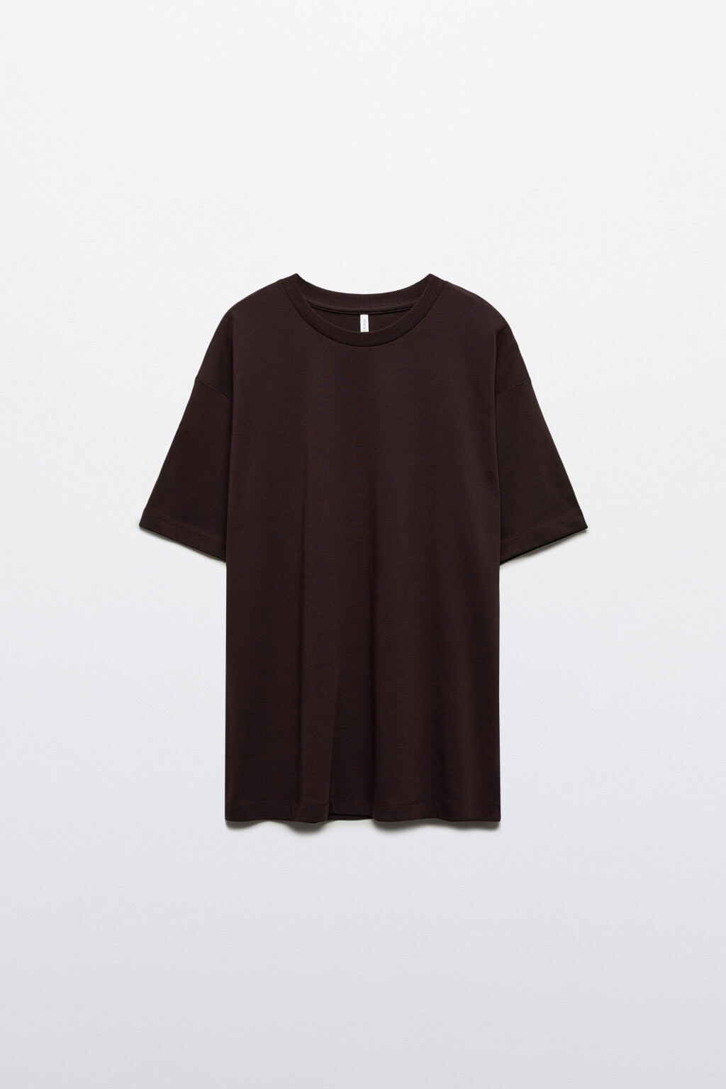 Футболка хлопковая базовая - цвет коричневый - 7