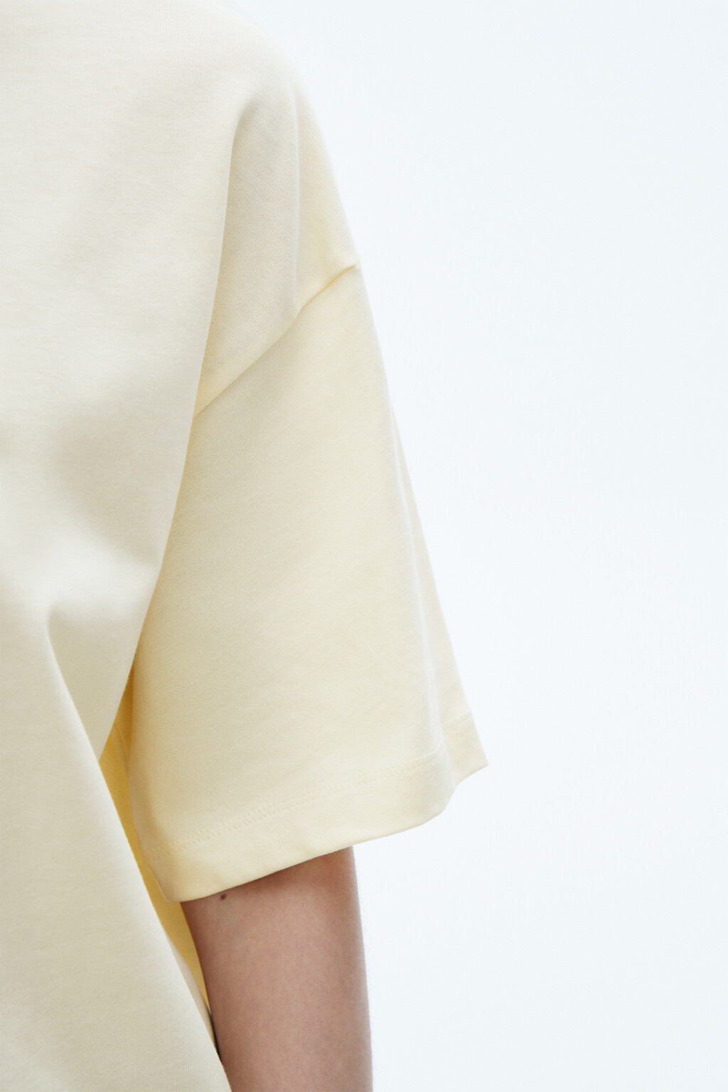 Футболка хлопковая базовая - цвет желтый - 6