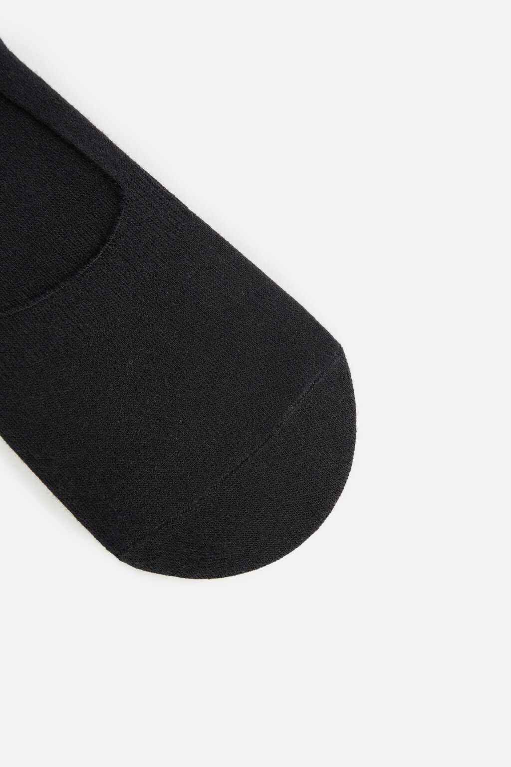 Носки-подследники хлопковые базовые - цвет черный - 3