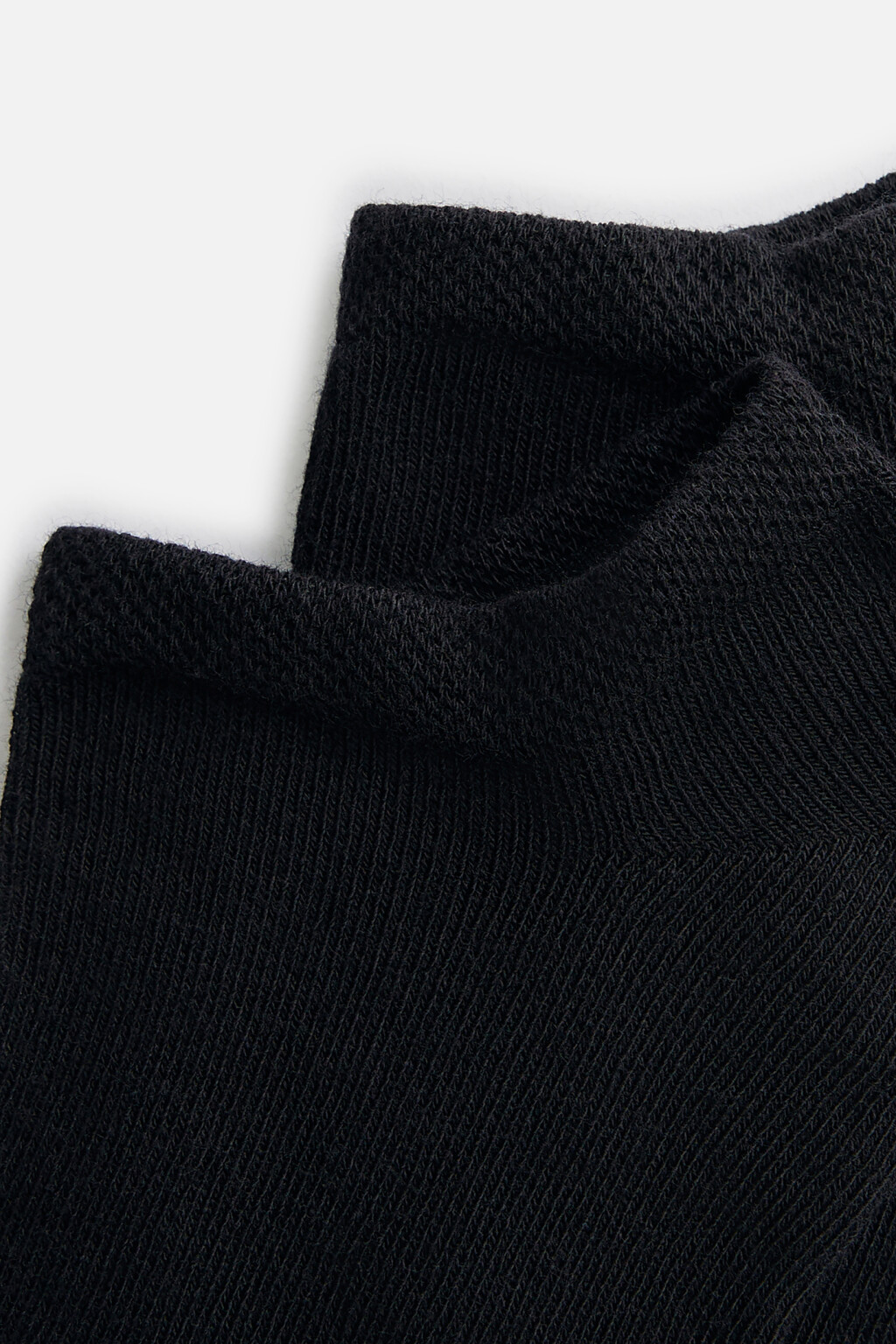 Носки-подследники хлопковые базовые - цвет черный - 2