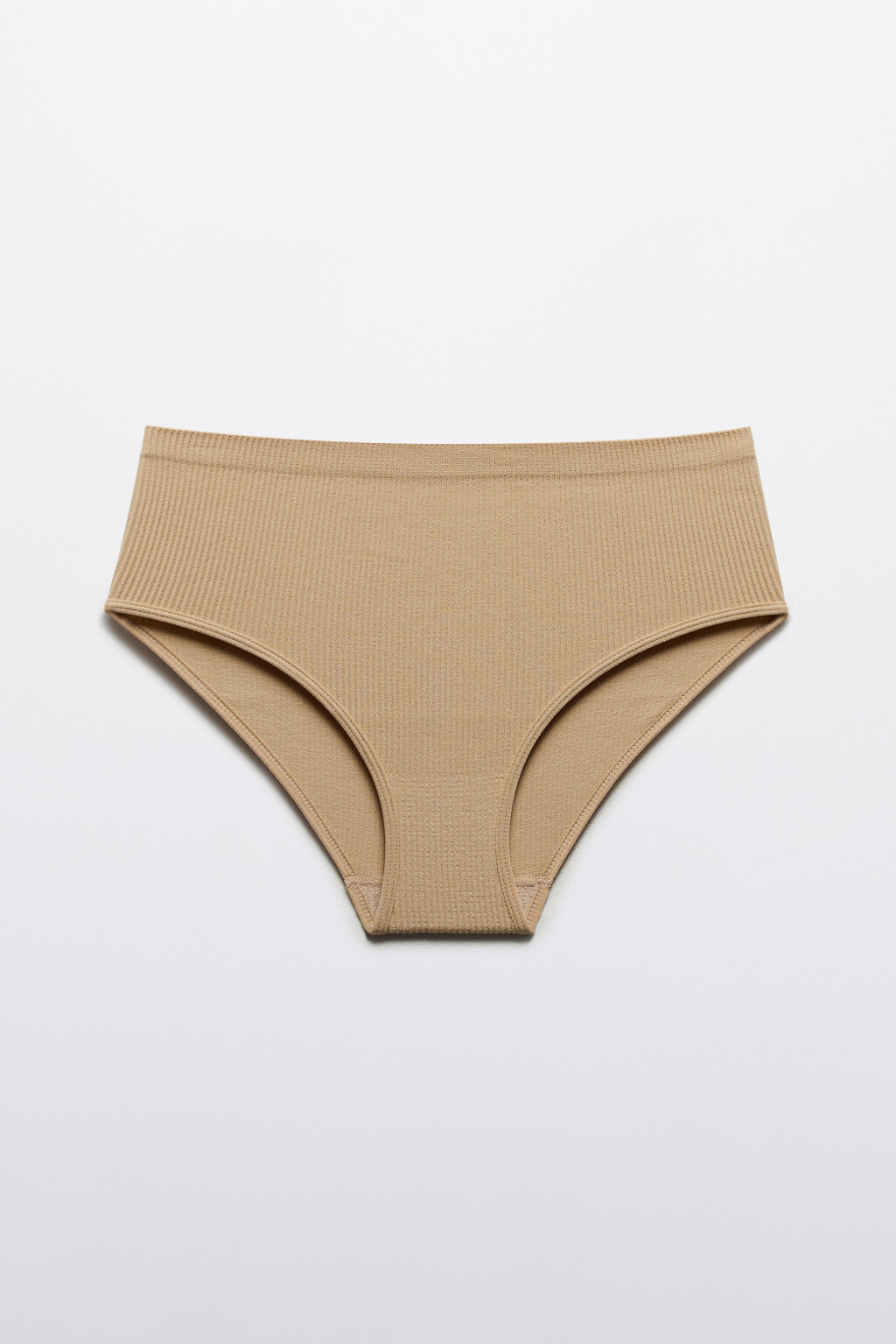 Трусы-слипы бесшовные с высокой посадкой - цвет бежевый - 5