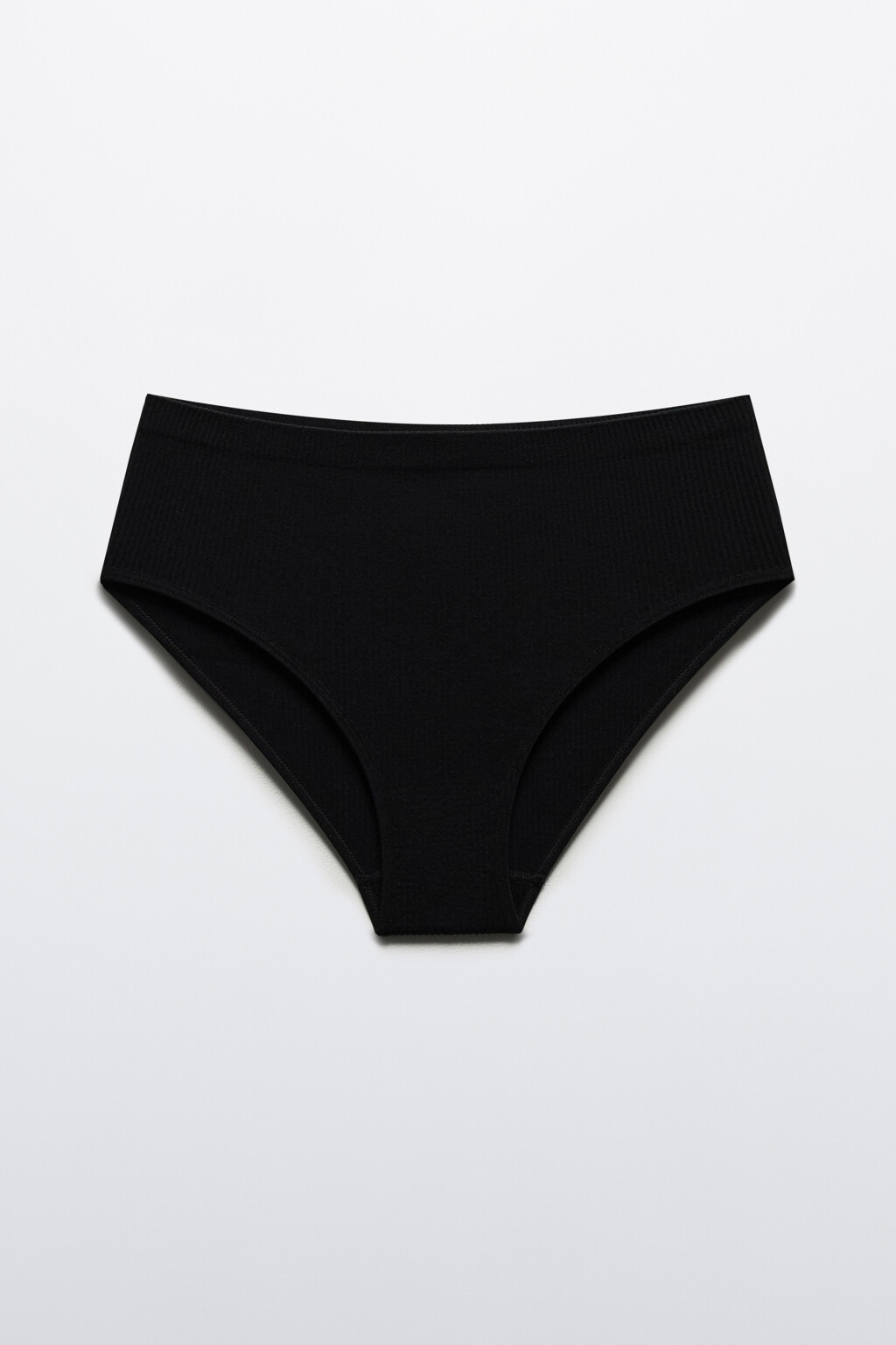 Трусы-слипы KHLOE бесшовные в рубчик - цвет черный - 5