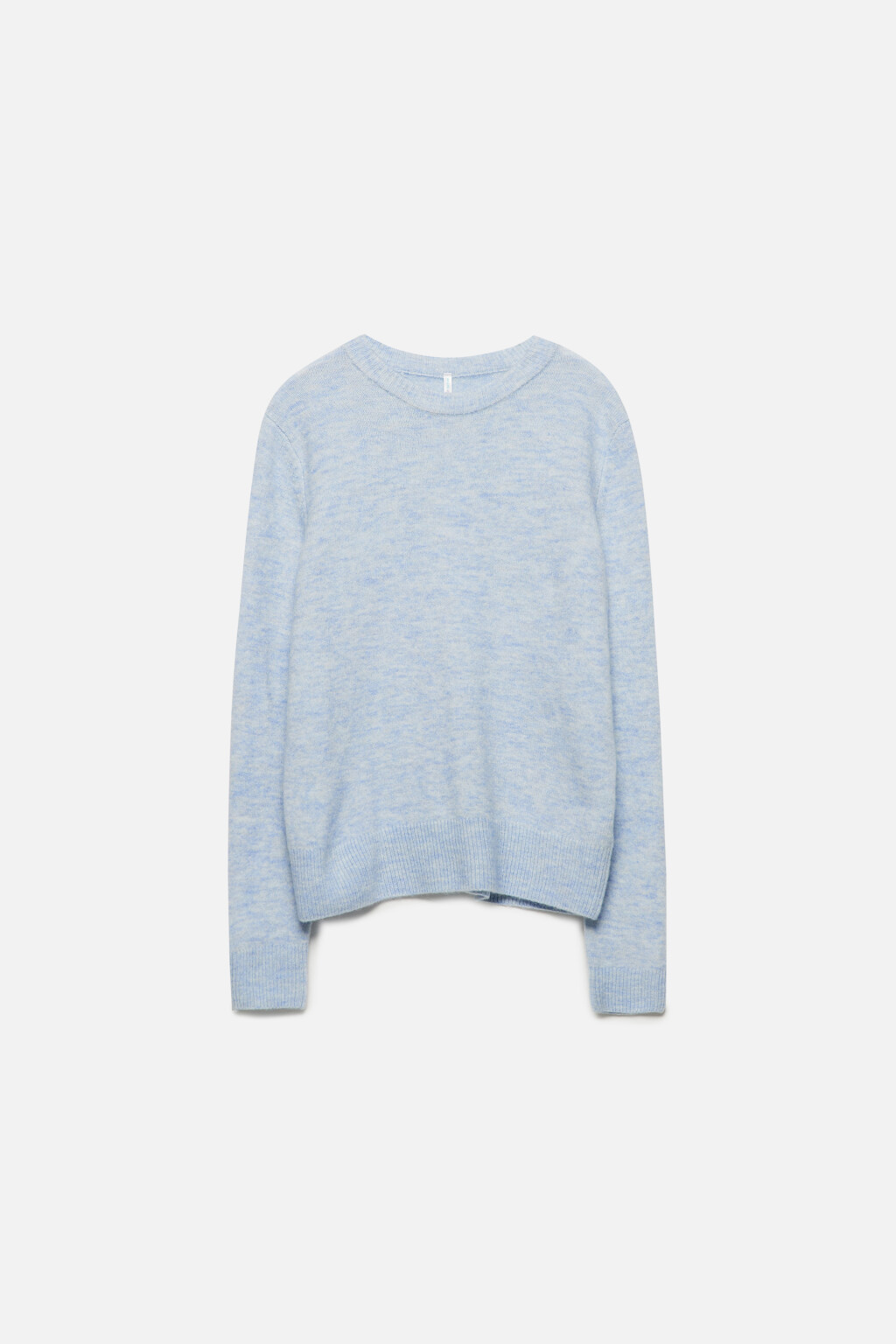Джемпер толстой вязки базовый - цвет голубой - 9