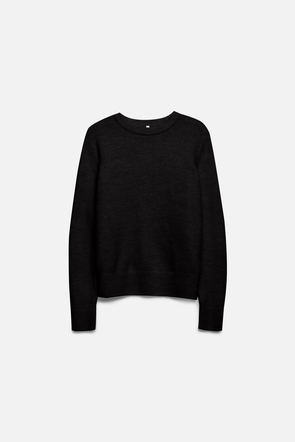 Джемпер толстой вязки базовый - цвет черный - 7