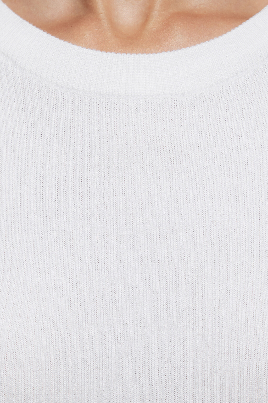 Майка вискозная облегающая на широких бретелях - цвет бежевый - 5