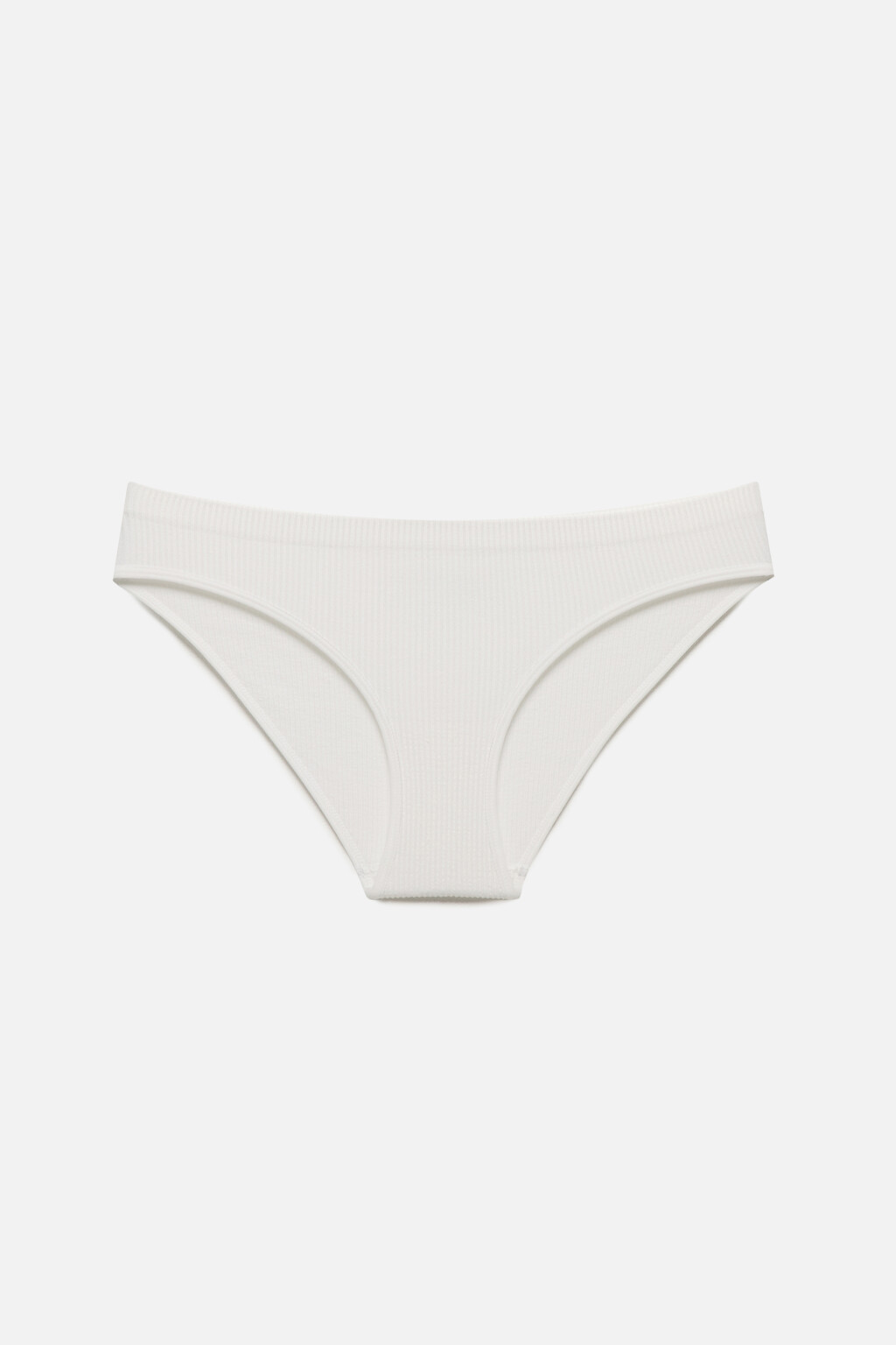 Трусы-слипы KOURTNEY бесшовные в рубчик - цвет белый - 5