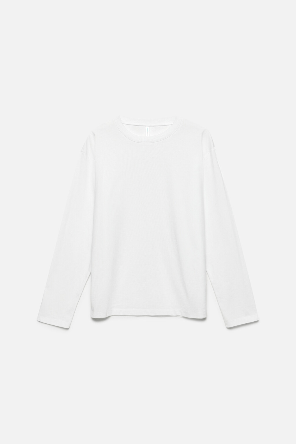 Лонгслив хлопковый в базовых цветах - цвет белый - 8