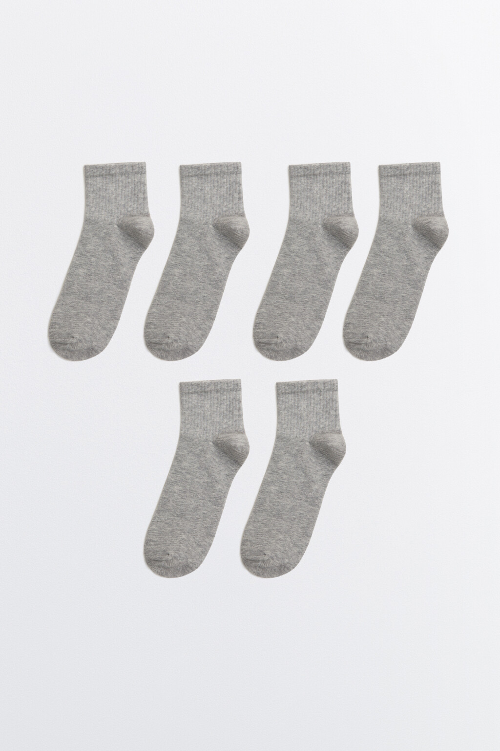 набор носков женских (3 пары) - цвет серый - 1