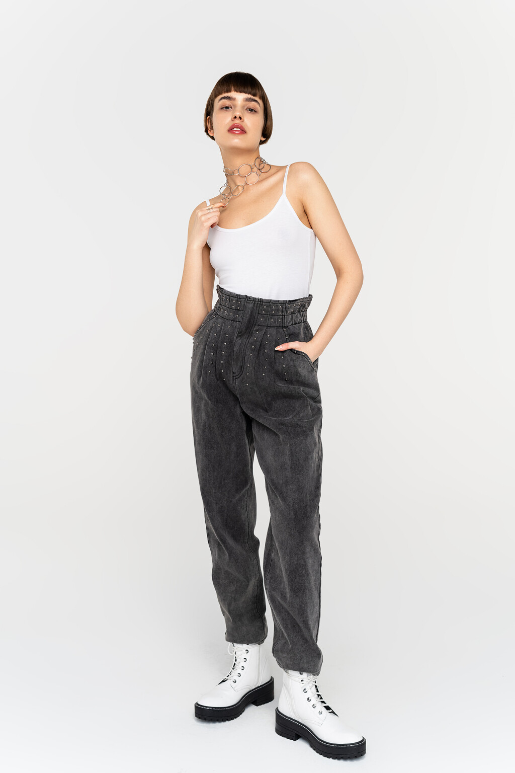 майка женская - цвет белый - 2