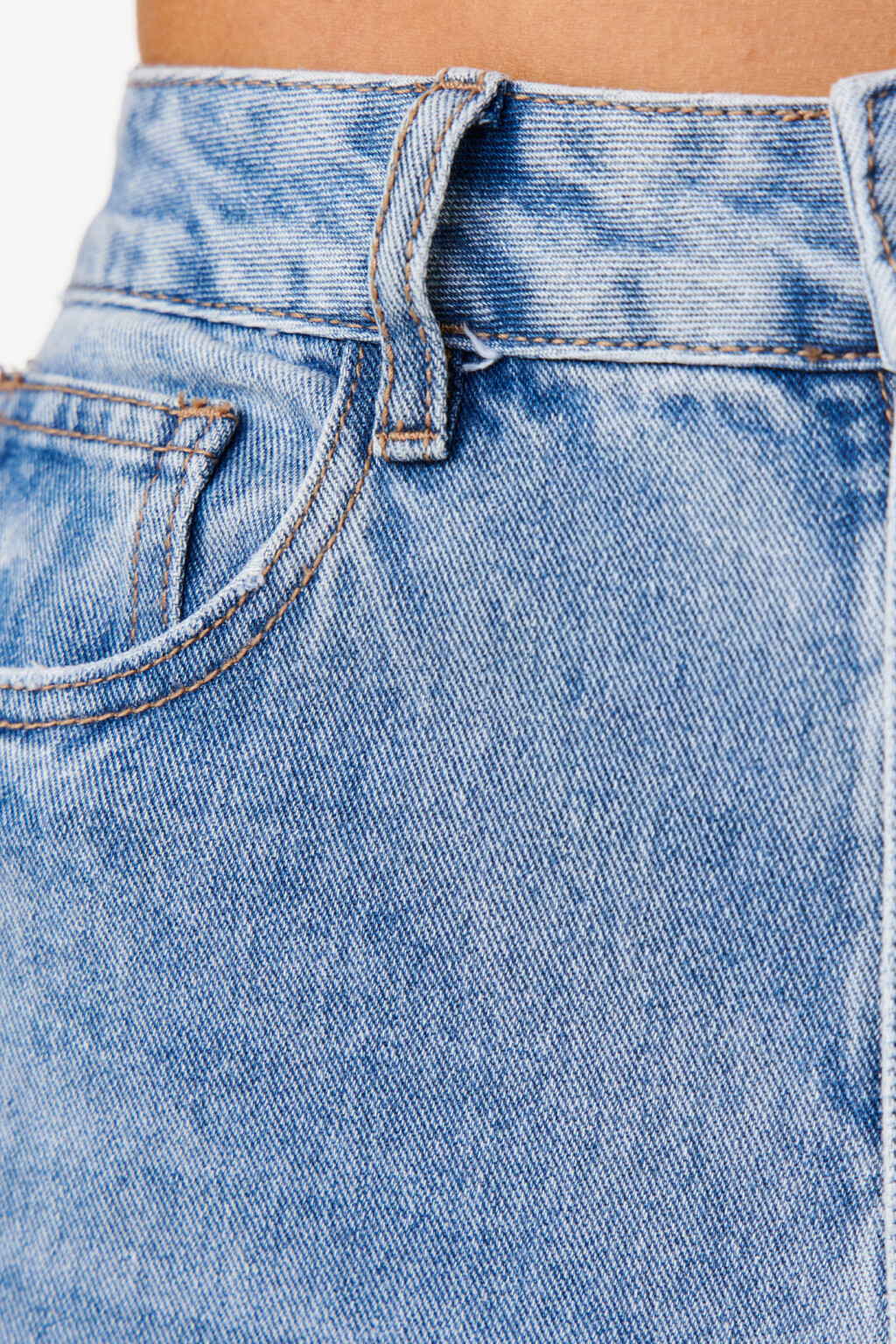 Джинсы mom-slim с высокой посадкой - цвет голубой - 6