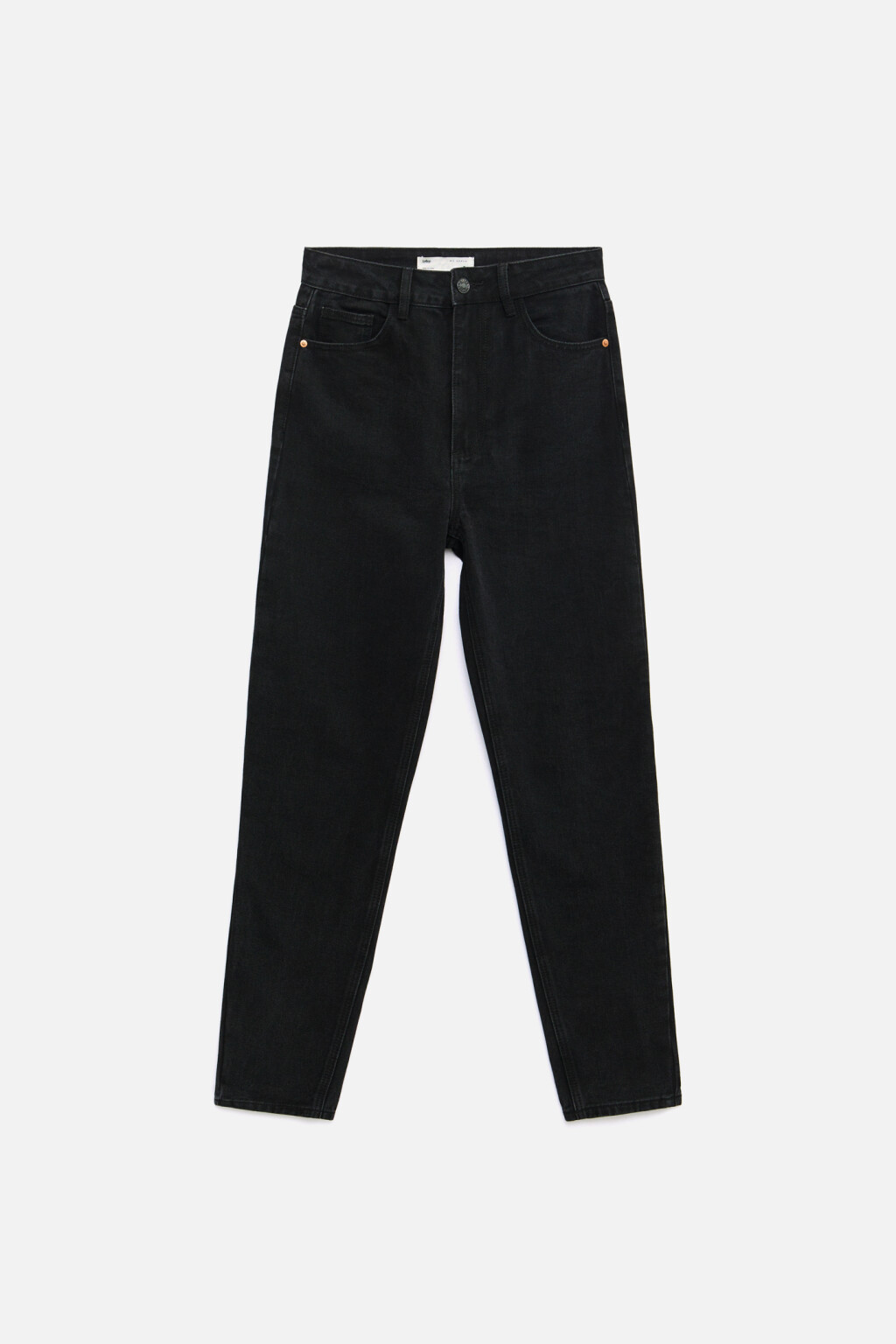 Джинсы mom-slim с высокой посадкой - цвет черный - 8