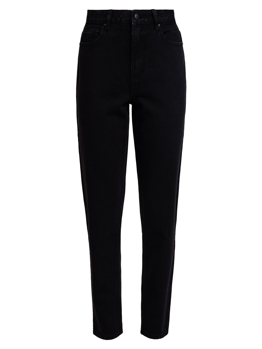 Джинсы mom базовые - цвет черный - 7