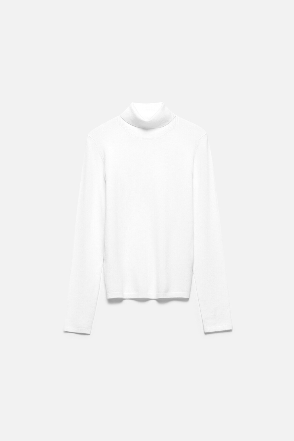 Водолазка MONIKA вискозная тонкой вязки - цвет молочный - 9