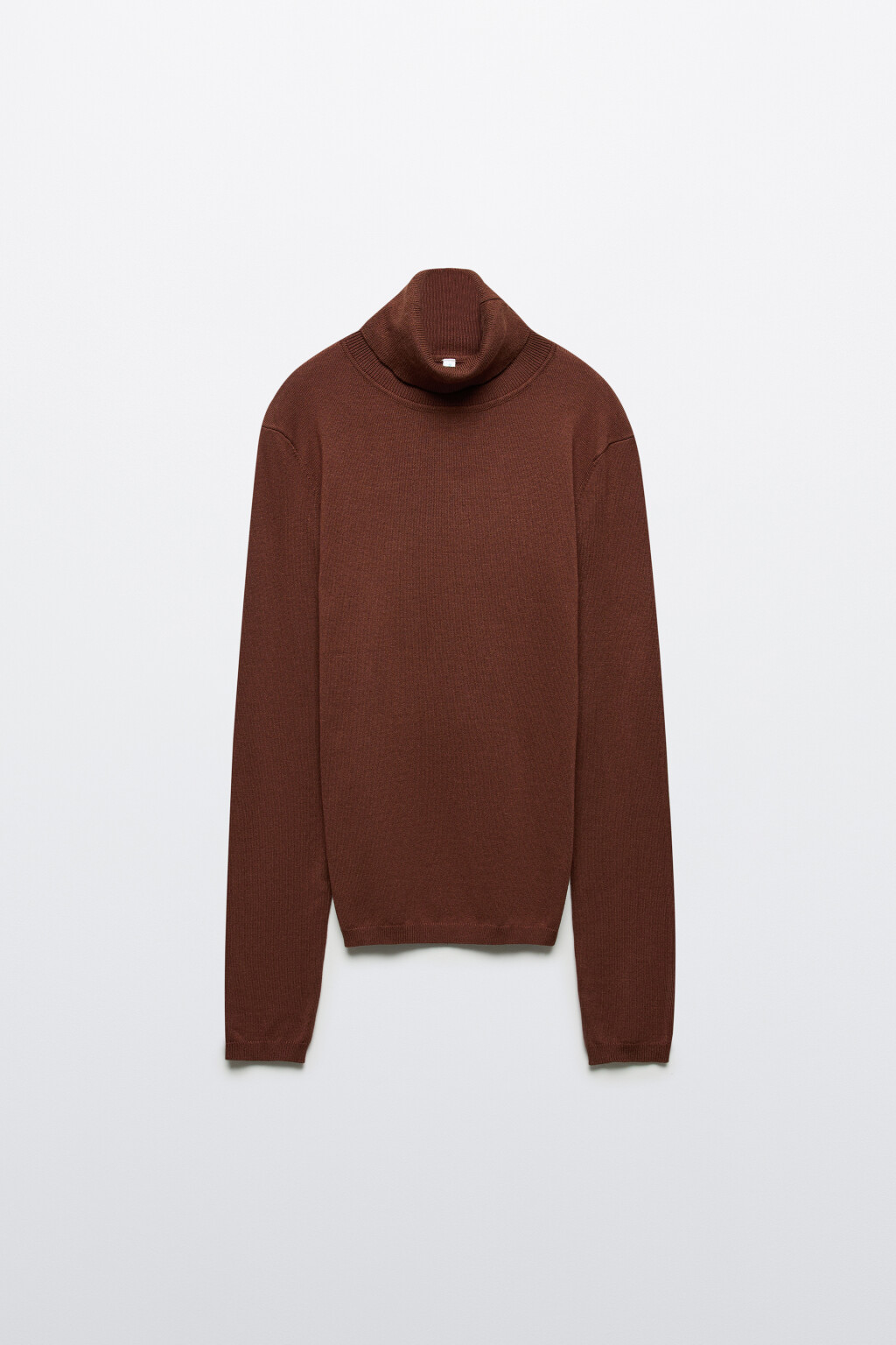 Водолазка вискозная вязаная - цвет бежевый - 1