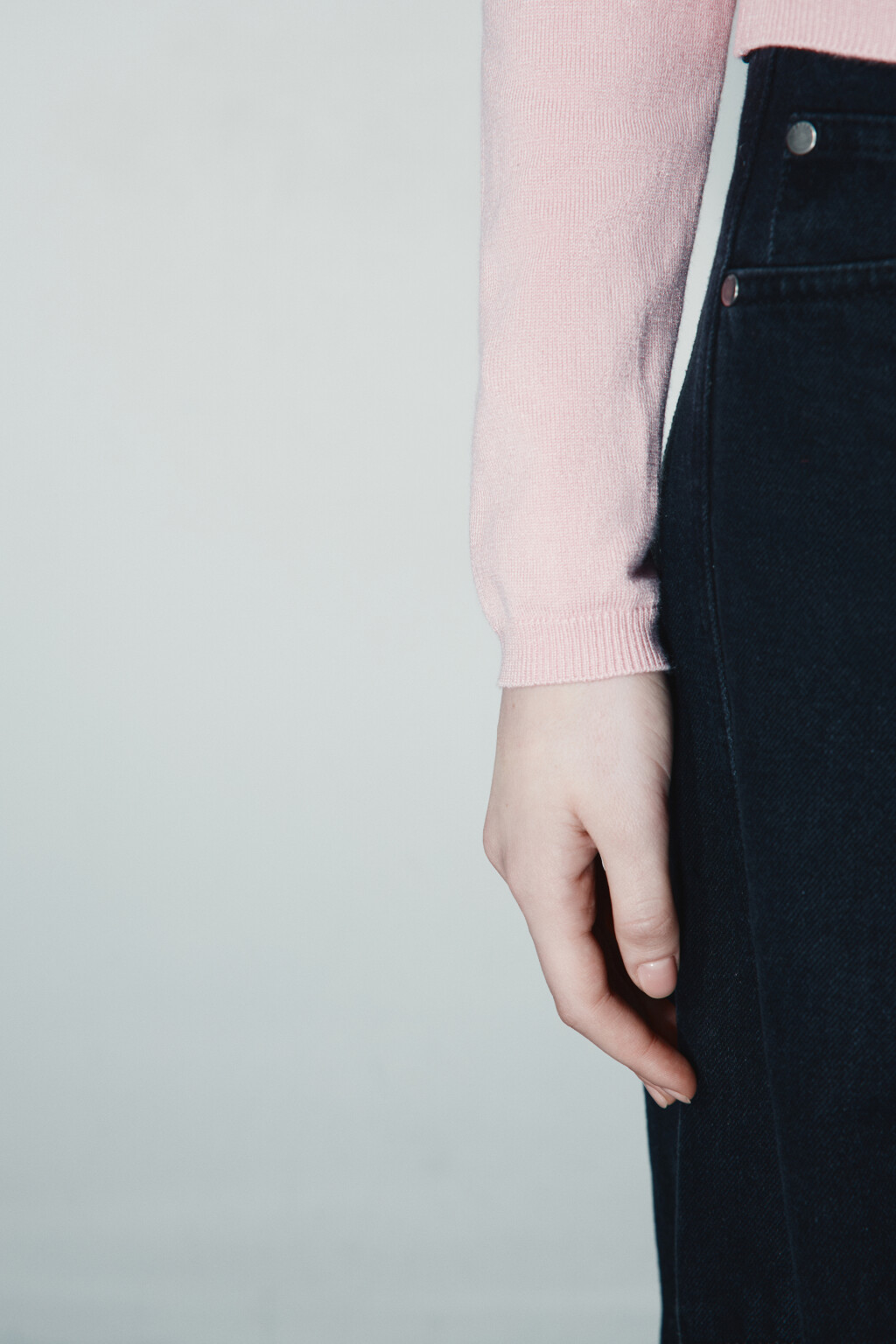 Водолазка вискозная вязаная - цвет розовый - 5