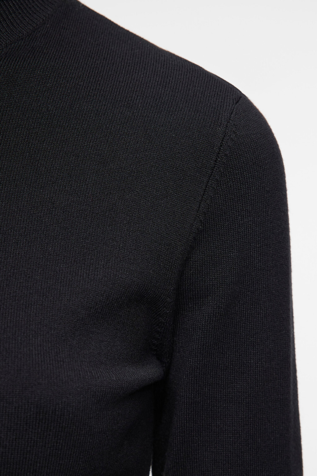 Водолазка MONIKA вискозная тонкой вязки - цвет черный - 6