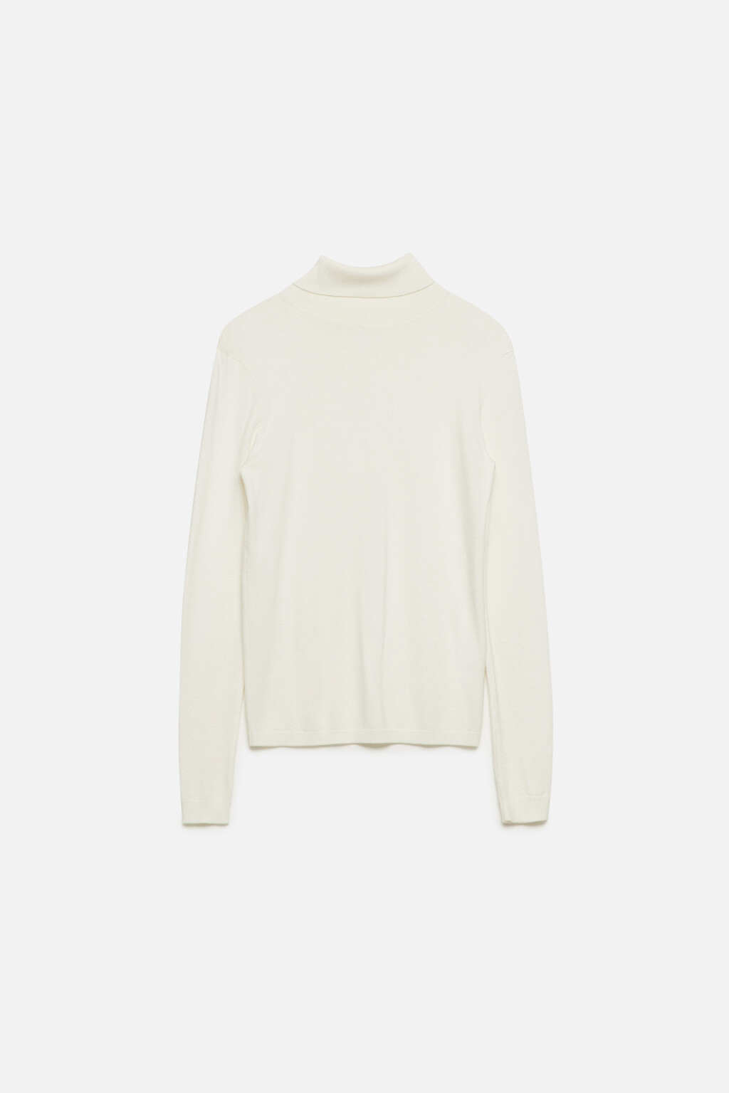 Водолазка MONIKA вискозная тонкой вязки - цвет молочный - 12