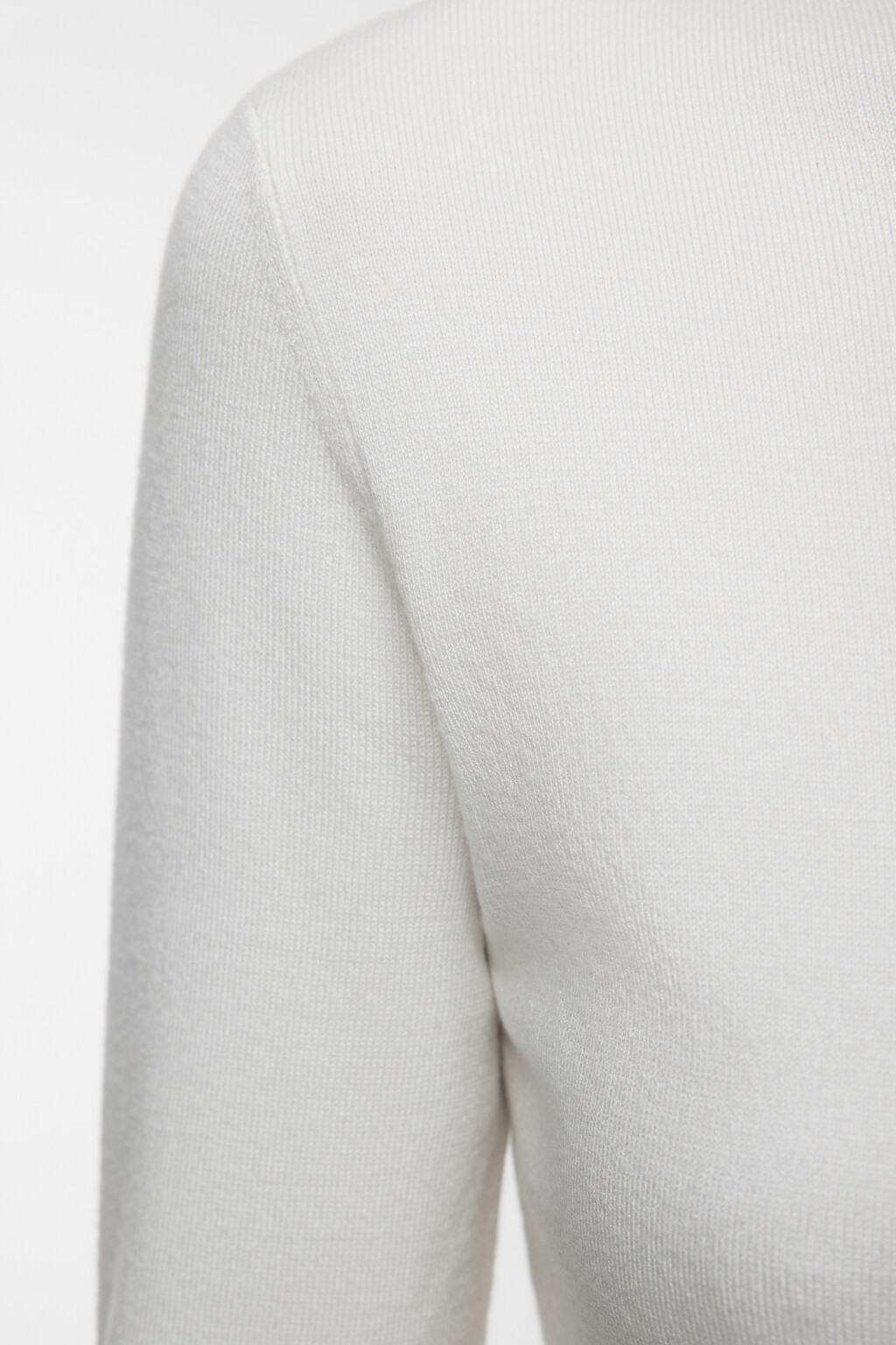 Водолазка MONIKA вискозная тонкой вязки - цвет молочный - 6