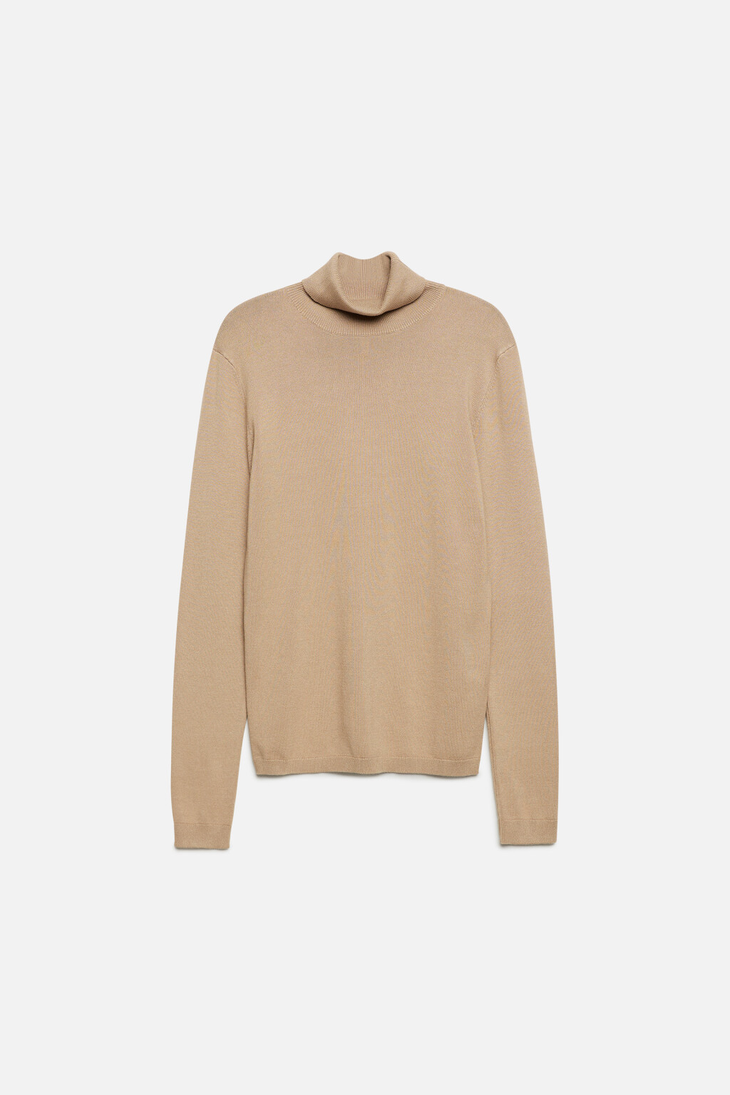 Водолазка MONIKA вискозная тонкой вязки - цвет бежевый - 12