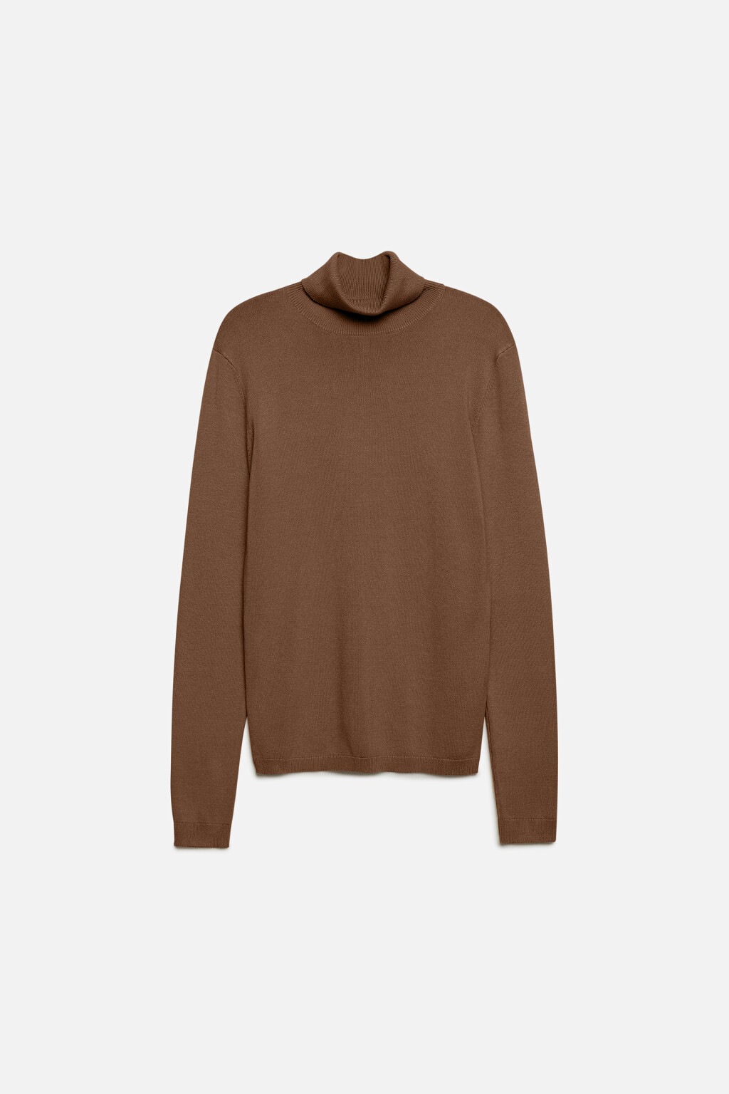 Водолазка MONIKA вискозная тонкой вязки - цвет бежевый - 8