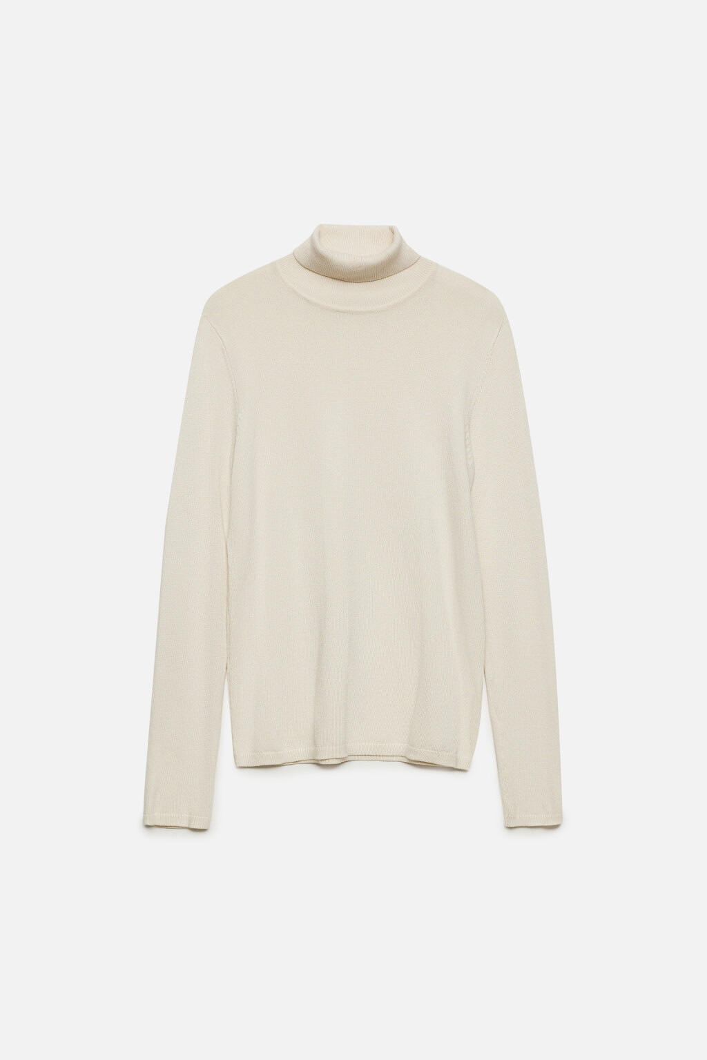 Водолазка MONIKA вискозная тонкой вязки - цвет бежевый - 7