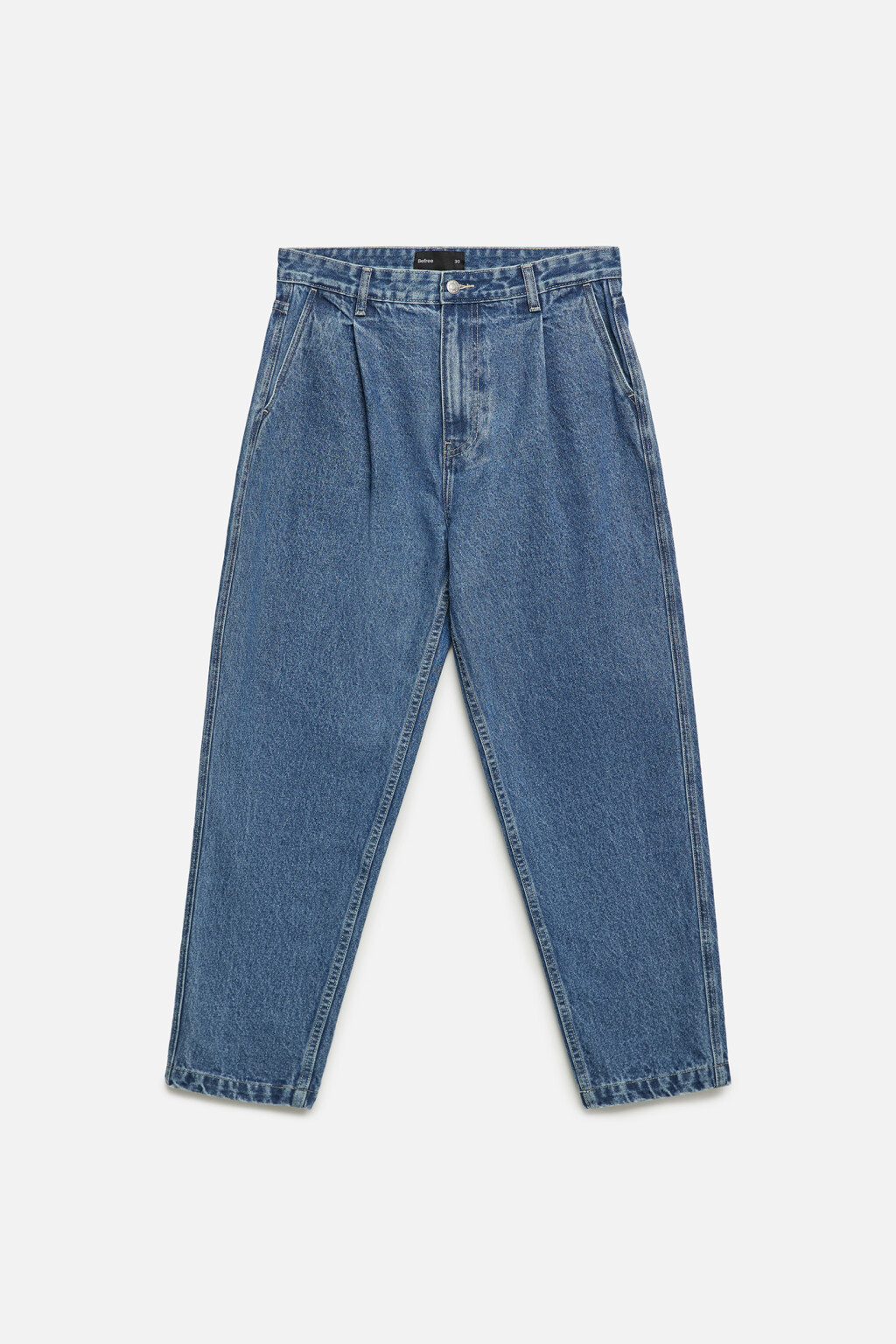 Джинсы ManBalloon широкие со сборками на поясе - цвет голубой - 11