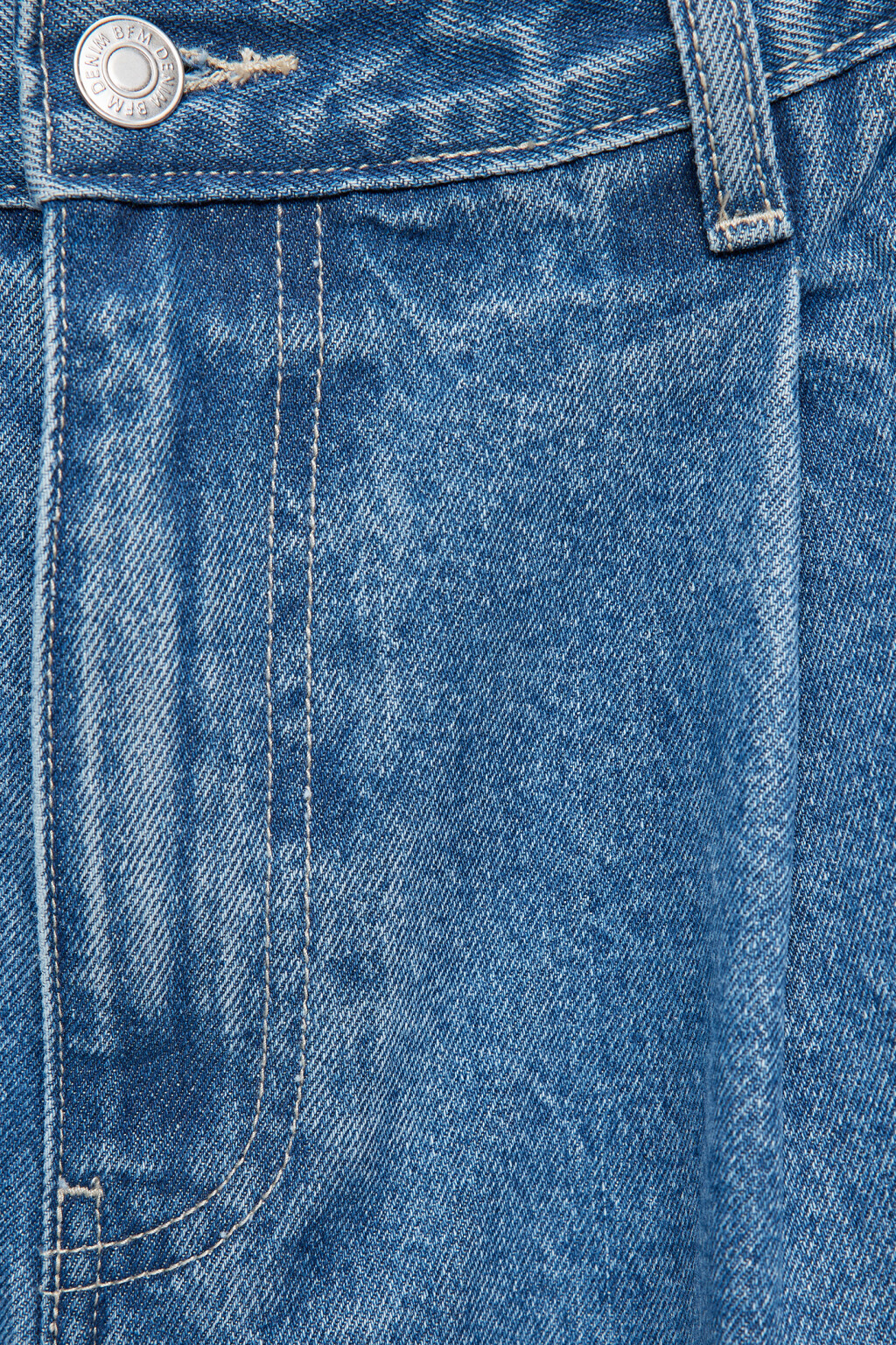 Джинсы ManBalloon широкие со сборками на поясе - цвет голубой - 6