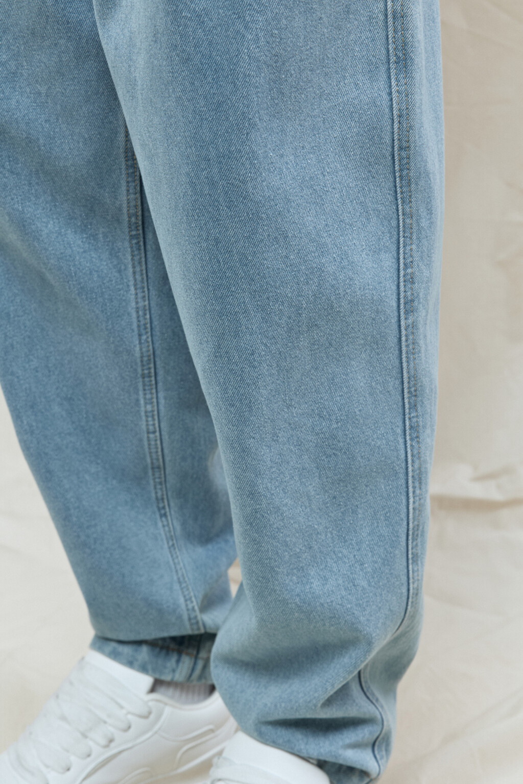 Джинсы balloon fit широкие со средней посадкой - цвет голубой - 7