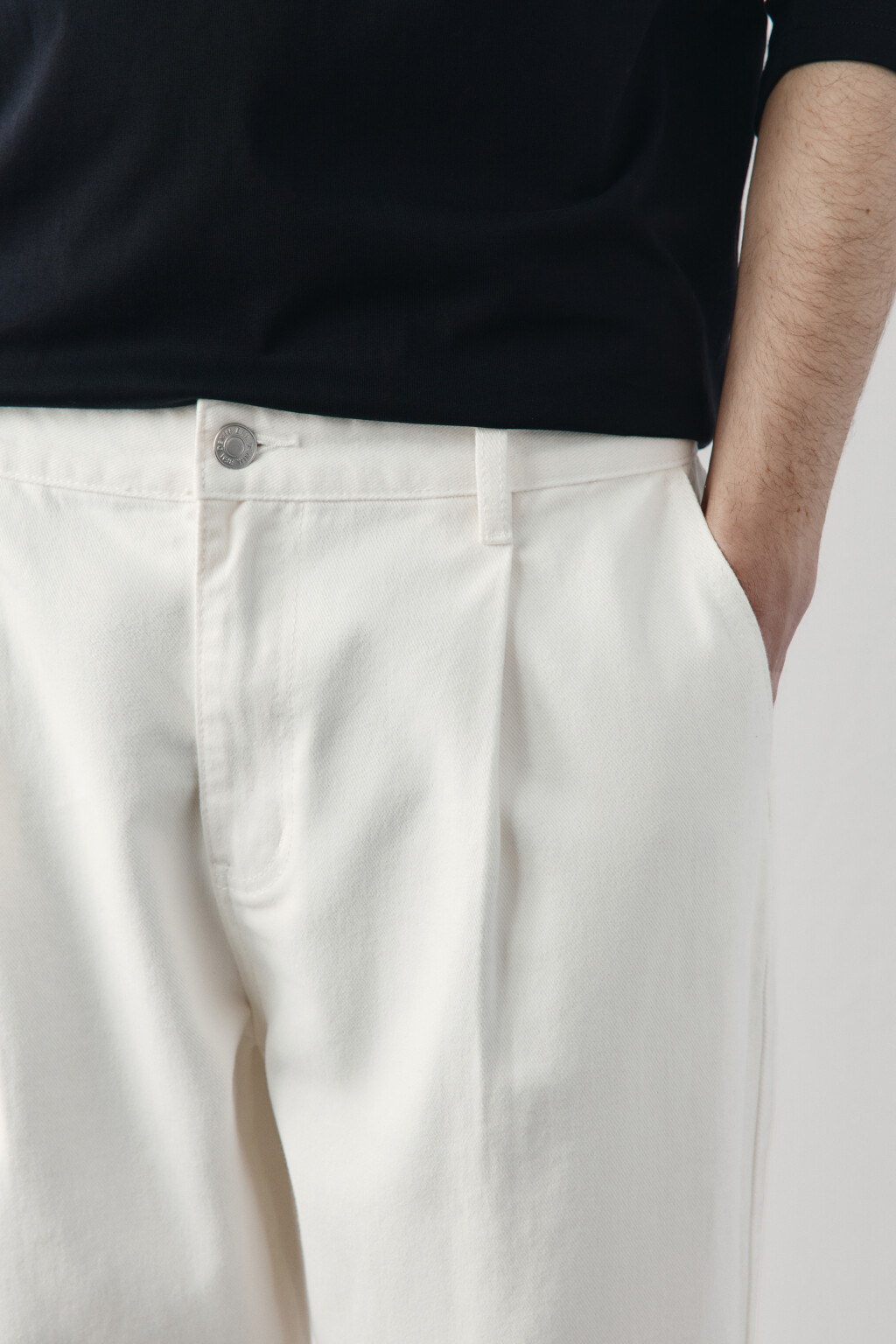 Джинсы-баллон со средней посадкой - цвет белый - 5