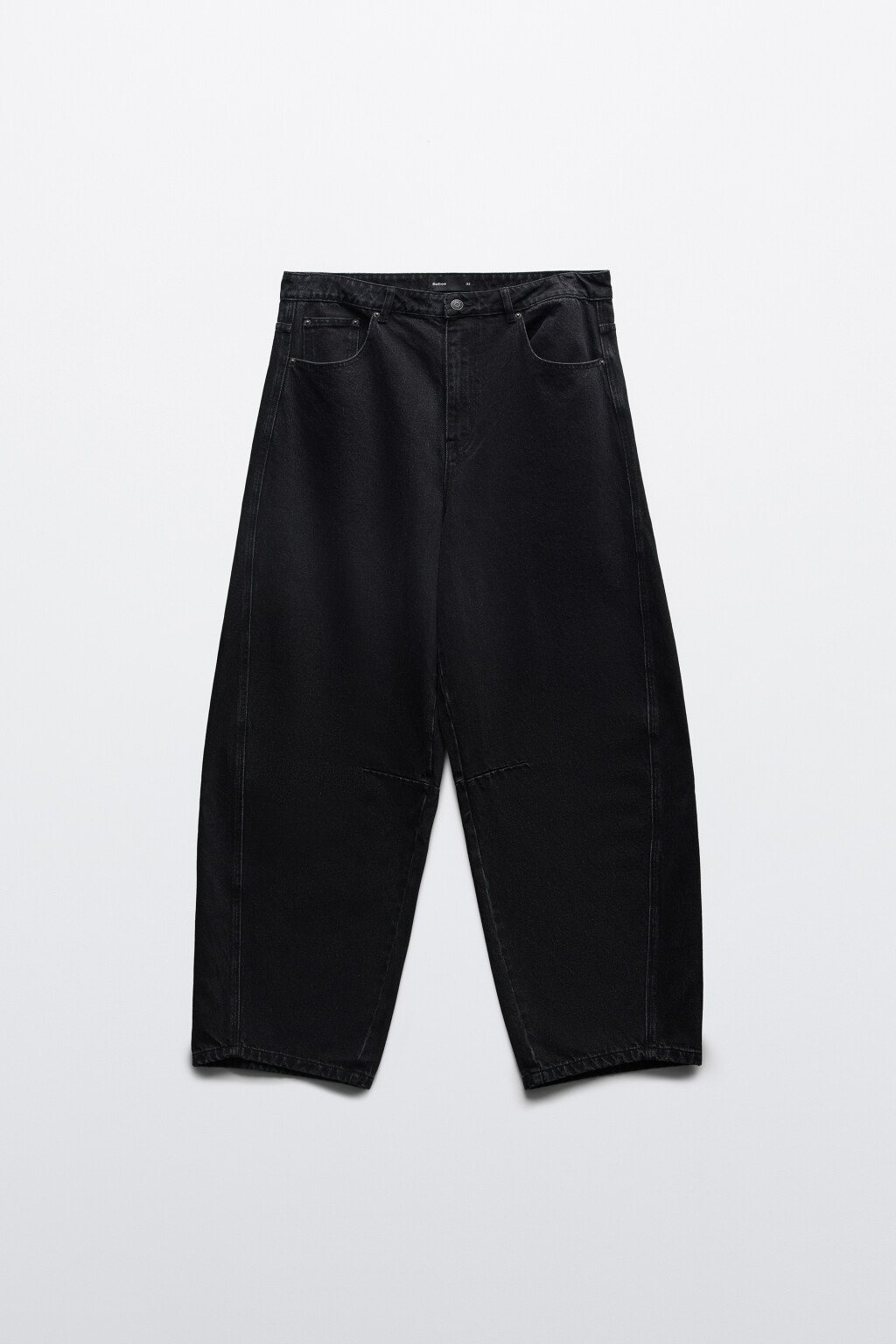 брюки джинсовые мужские - цвет черный - 1