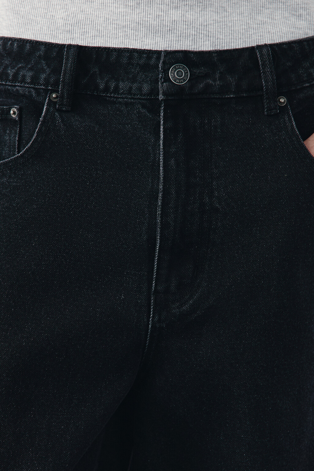 брюки джинсовые мужские - цвет черный - 6