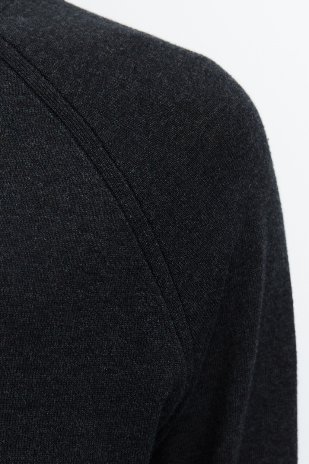 Водолазка вязаная хлопковая с воротником-стойкой - цвет серый - 5