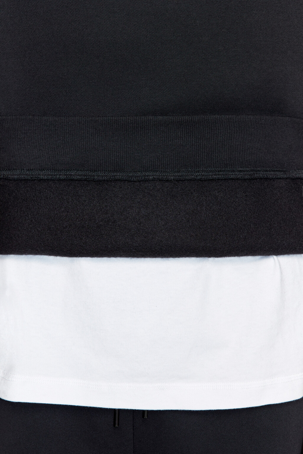 Худи базовая утепленная с капюшоном - цвет черный - 6