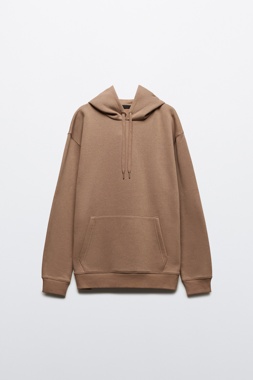 Худи утепленная с капюшоном - цвет коричневый - 8