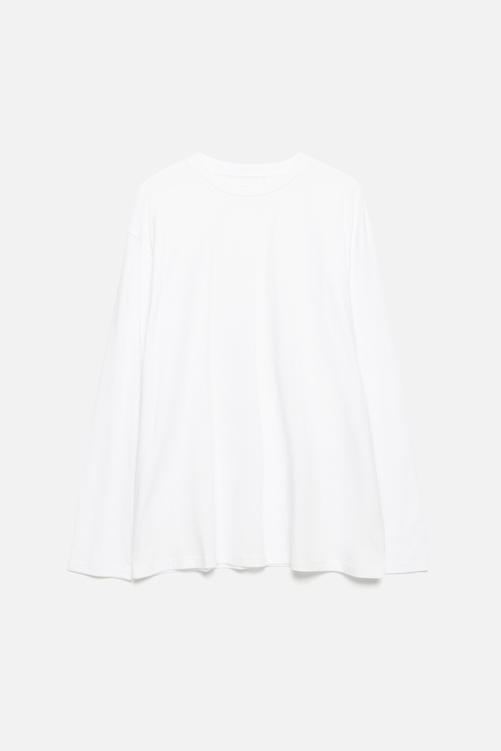 Лонгслив ManBasicLong базовый хлопковый - цвет белый - 8