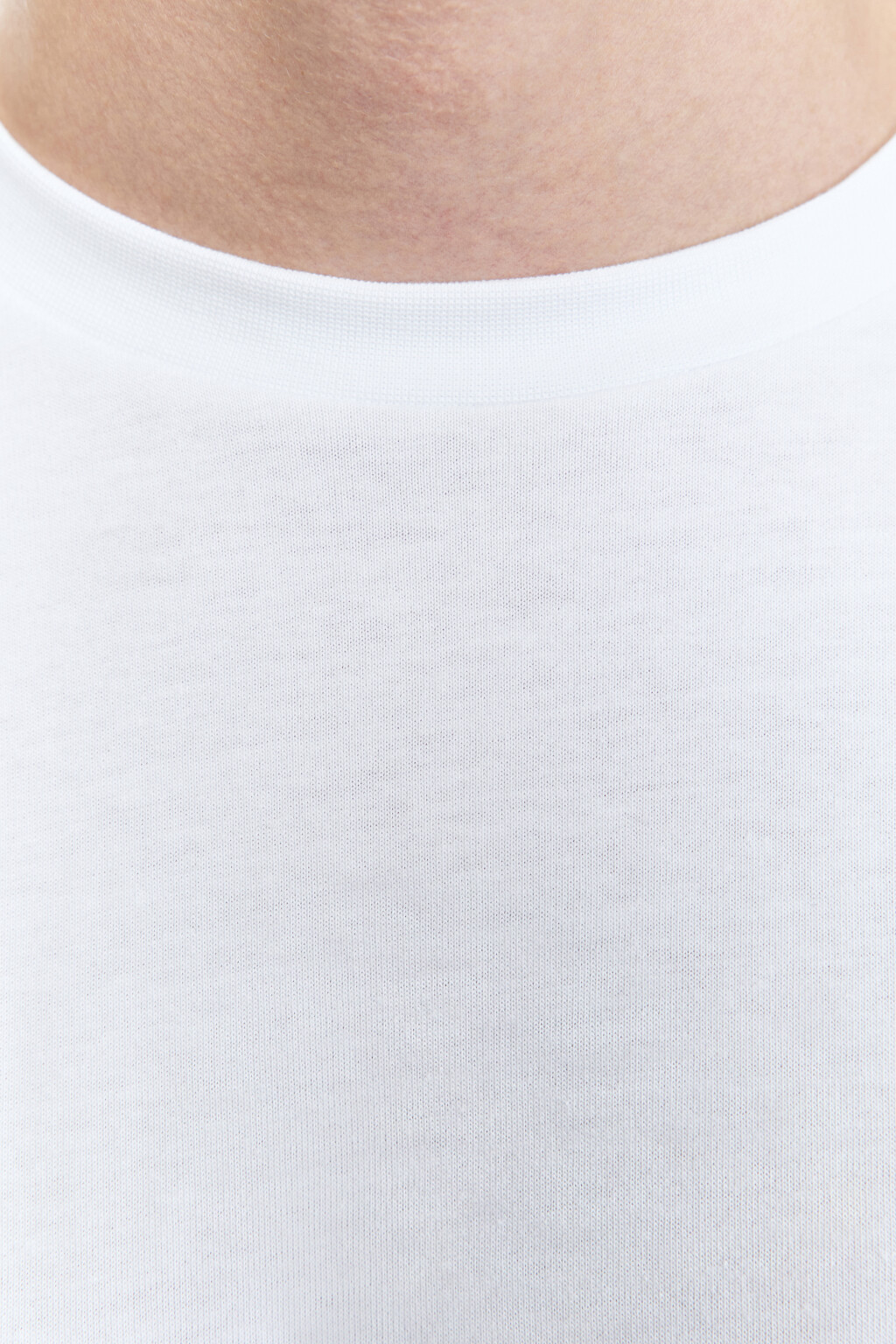 Лонгслив ManBasicLong базовый хлопковый - цвет белый - 6