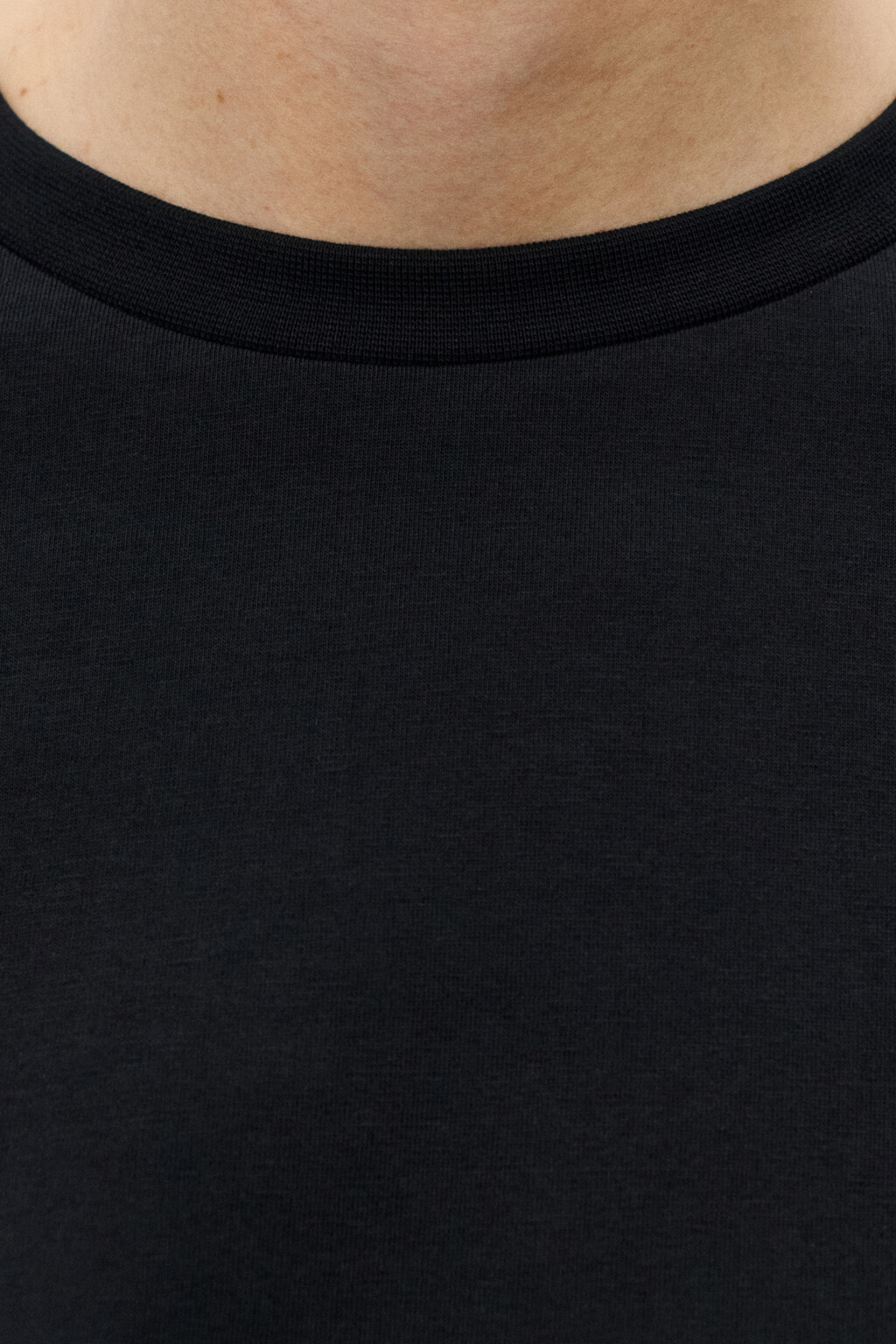 Лонгслив oversize базовый из хлопка - цвет черный - 5