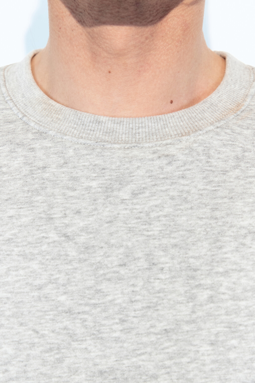 Свитшот oversize базовый из футера - цвет серый - 6