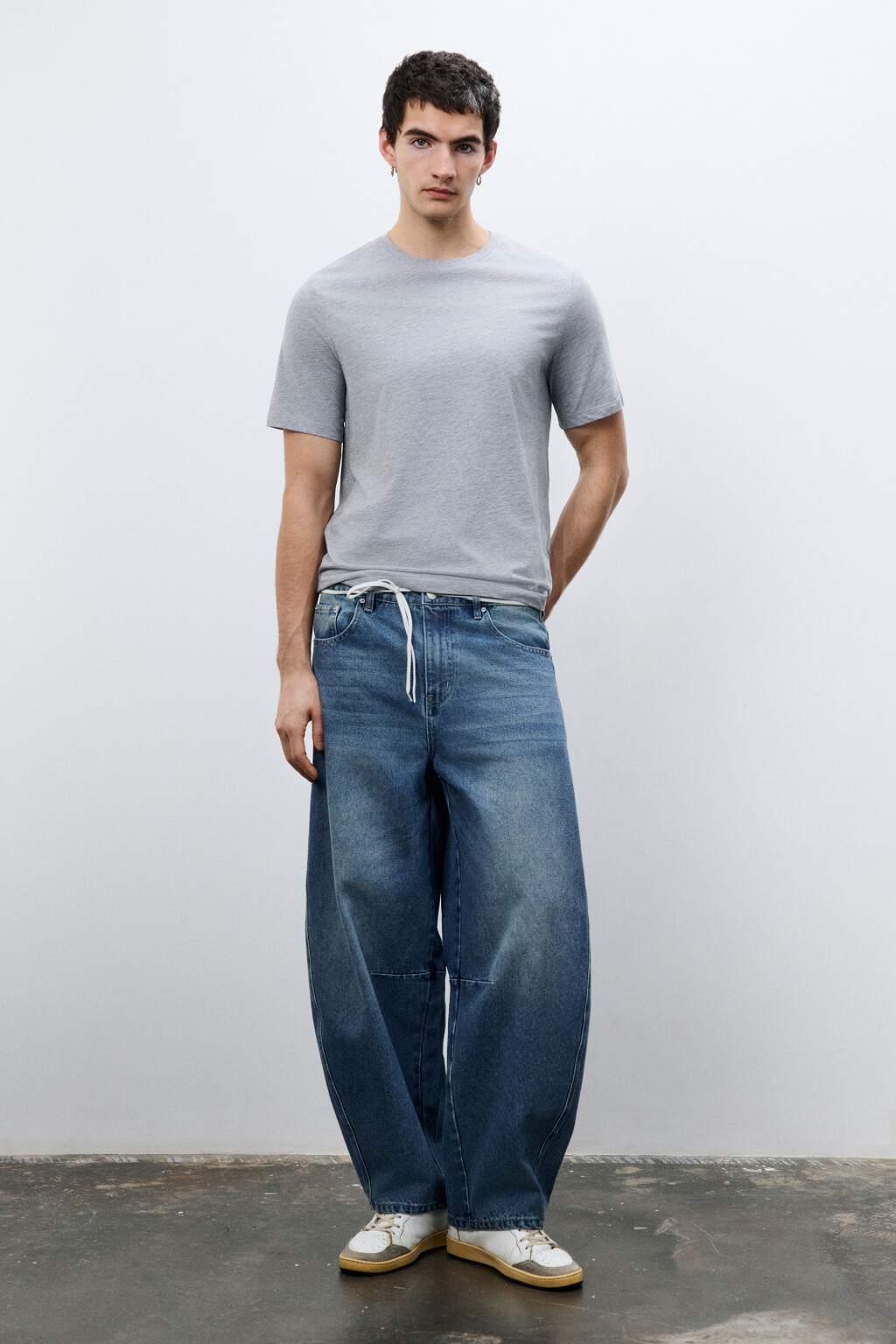 Футболка базовая из хлопка - цвет серый - 5