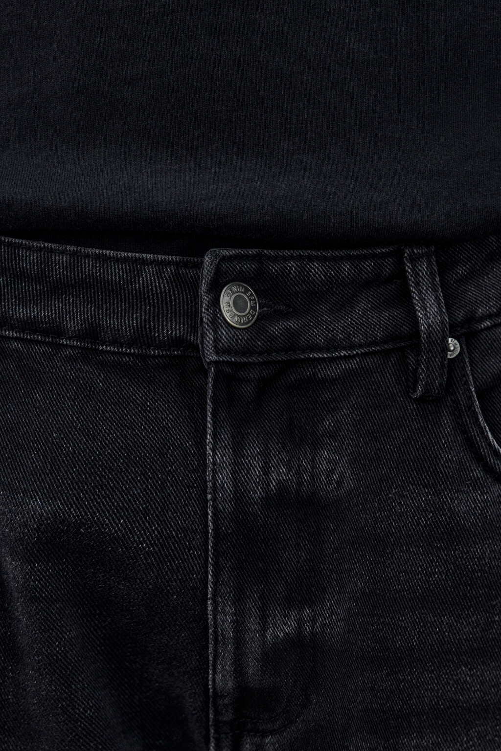 Джинсы-бананы зауженные - цвет черный - 5