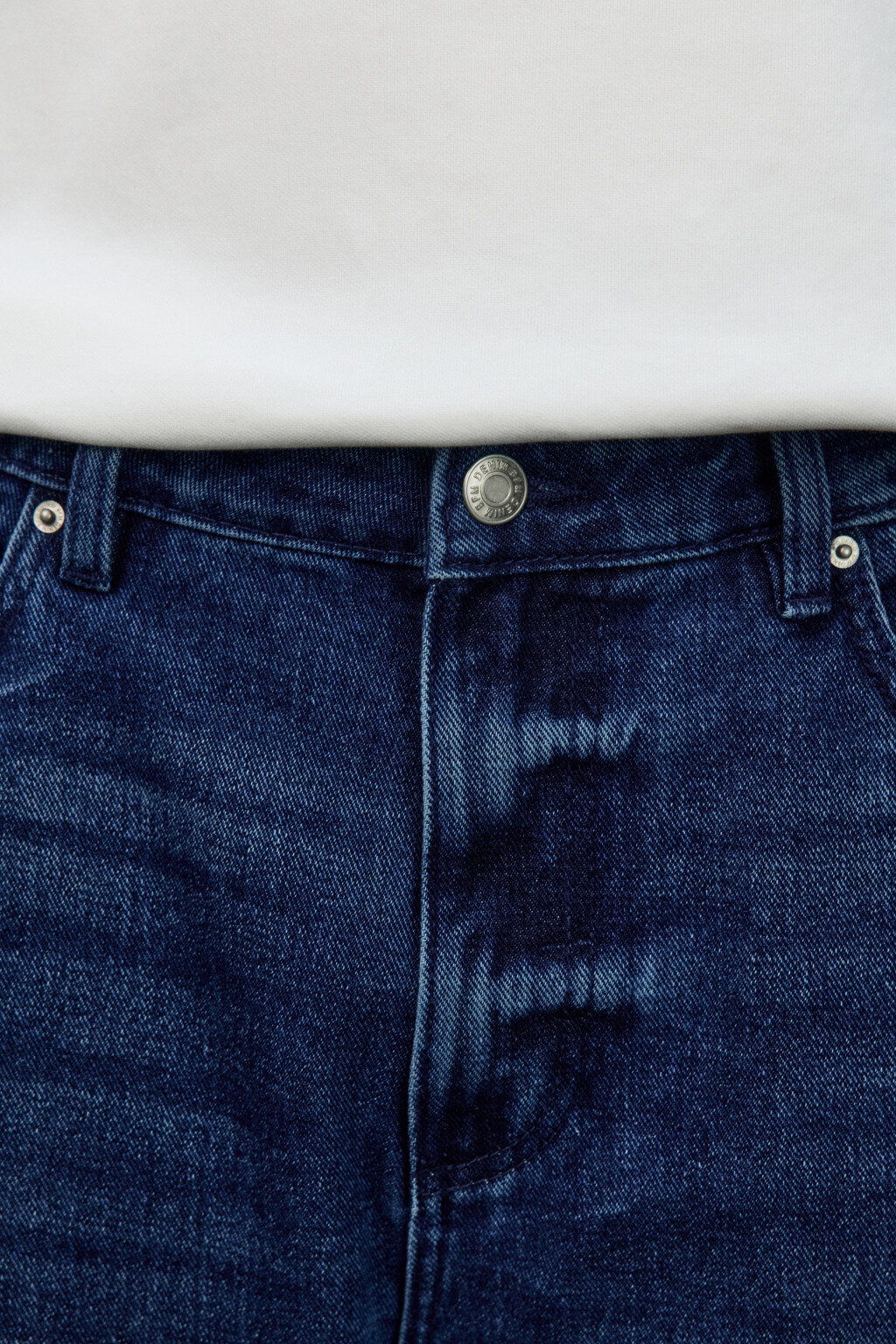 Джинсы-бананы зауженные - цвет голубой - 5