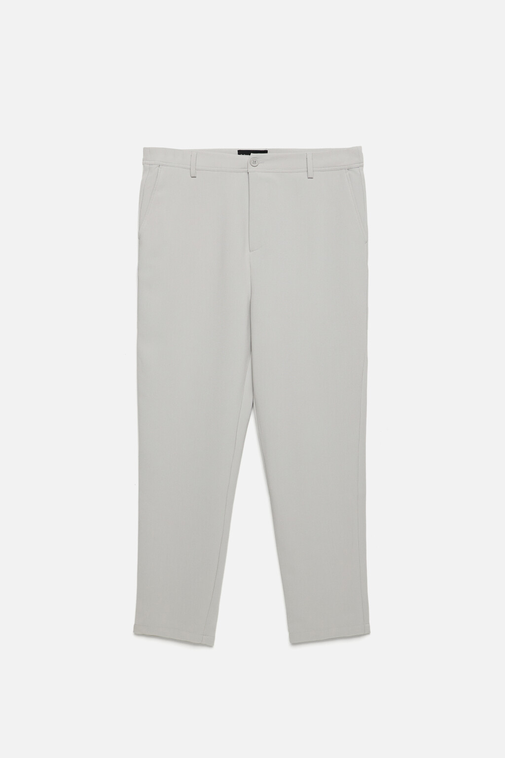 Брюки прямые костюмные классического кроя - цвет серый - 8