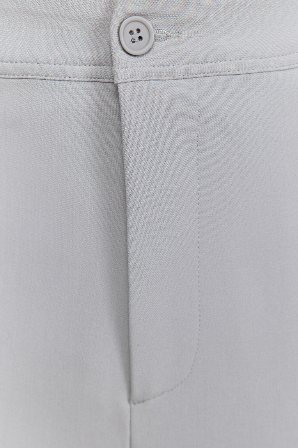 Брюки прямые костюмные классического кроя - цвет серый - 6