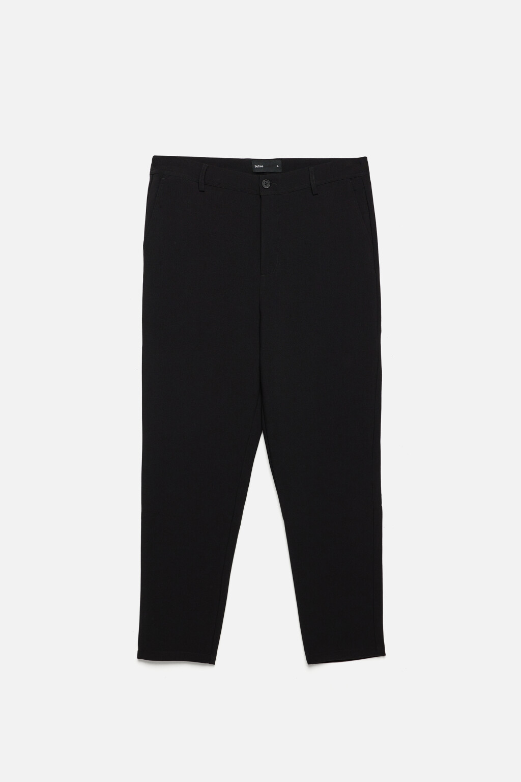 Брюки прямые костюмные классического кроя - цвет черный - 9