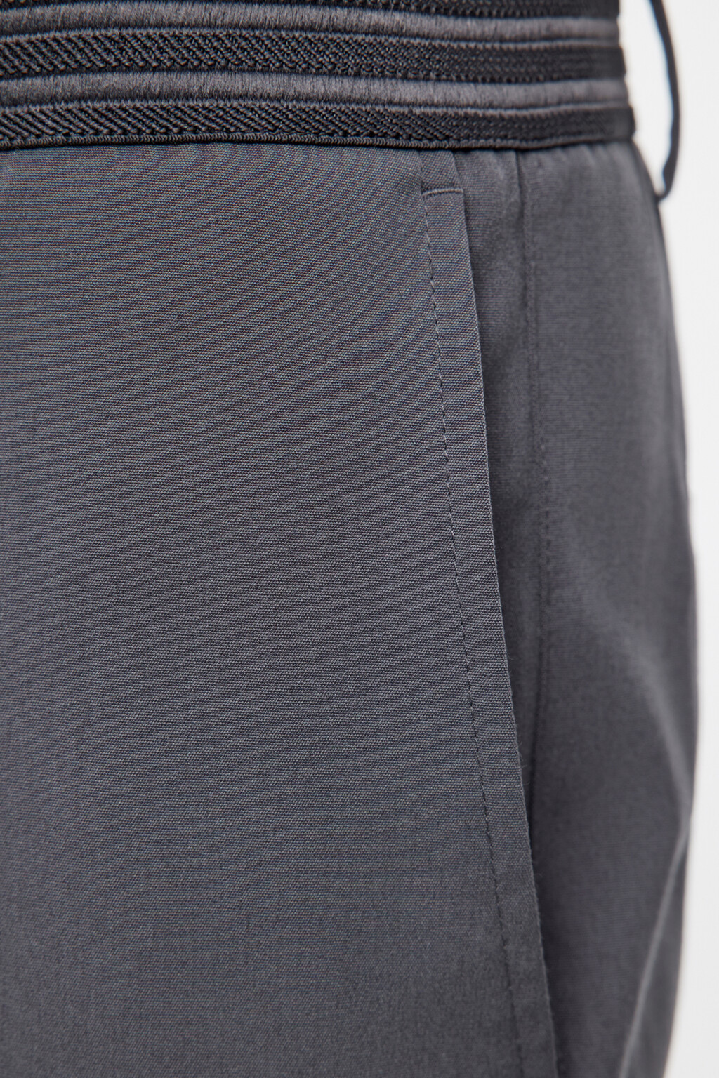 Брюки-чинос костюмные зауженные со средней посадкой - цвет серый - 6